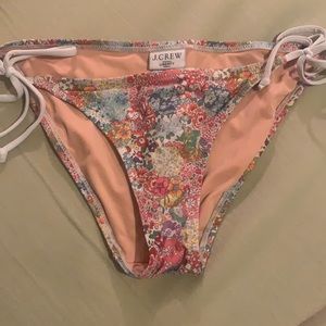J.crew Liberty Mini Floral bikini bottom, size small